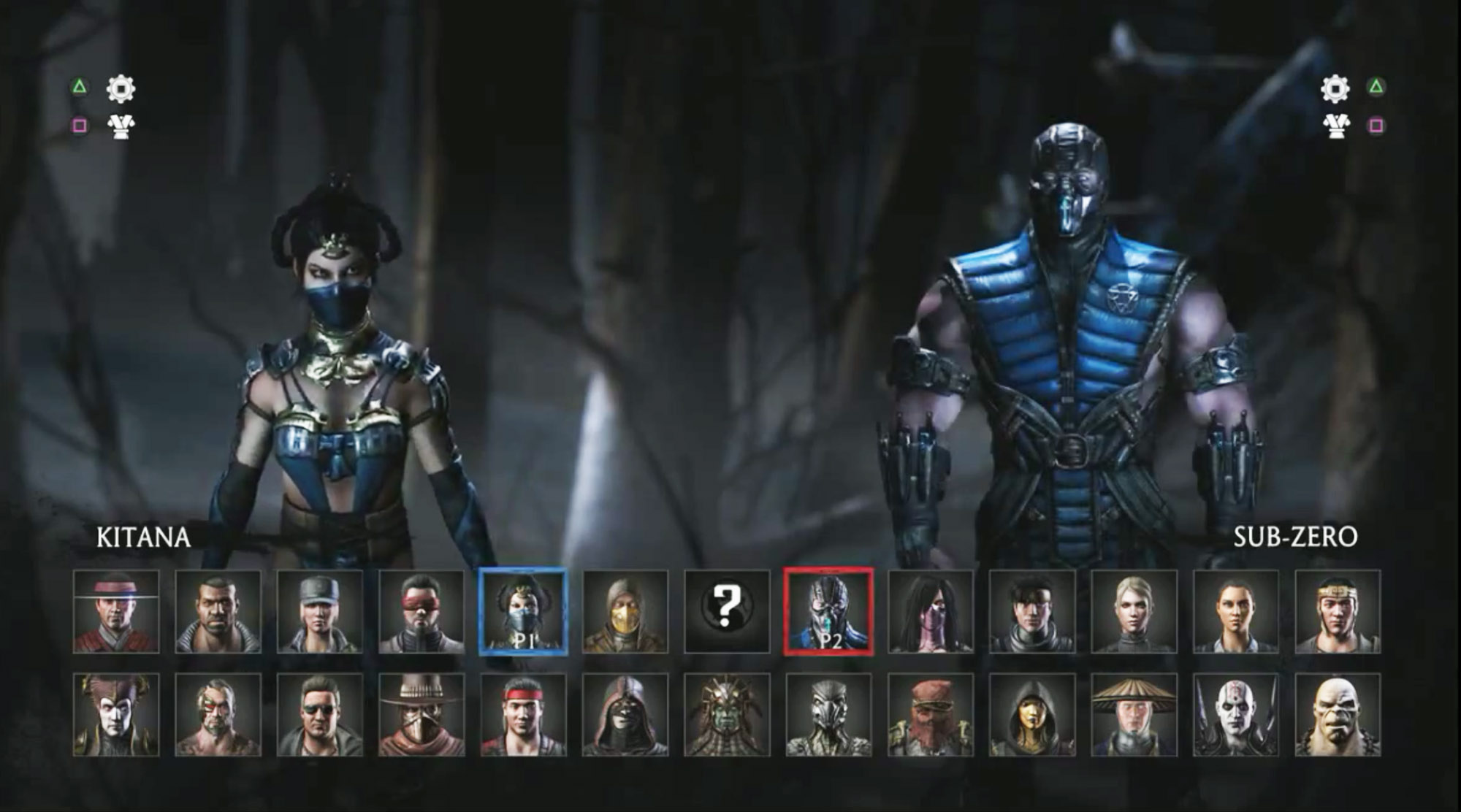 Mortal Kombat X Character Selection Screen with Jason and DLC Slots!! 